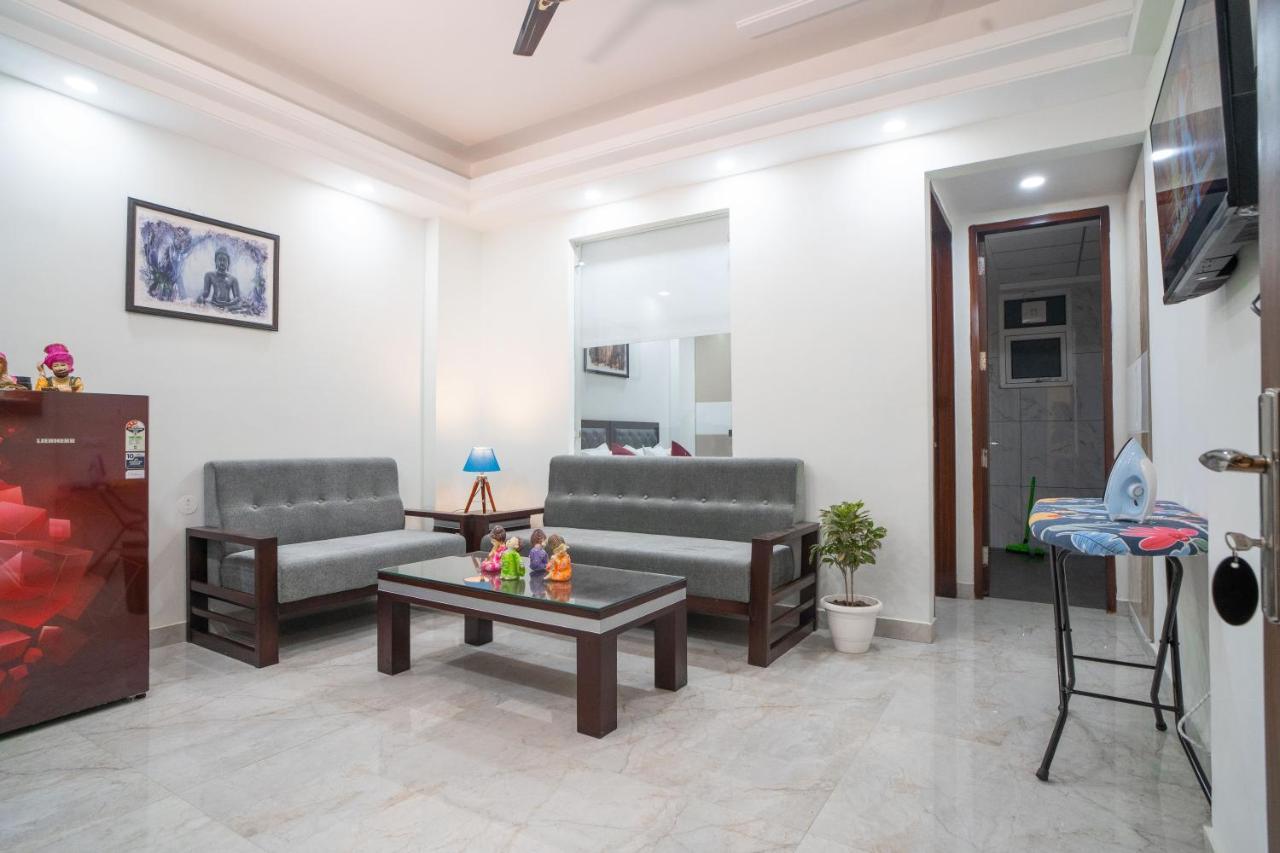 The Lodgers 1 Bhk Serviced Apartment Golf Course Road Gurgaon Eksteriør bilde